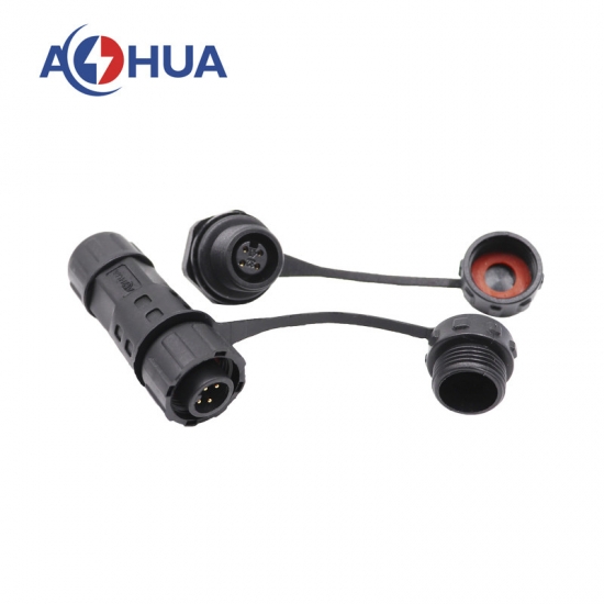 M12母面板信號(hào)傳輸防水航空插頭